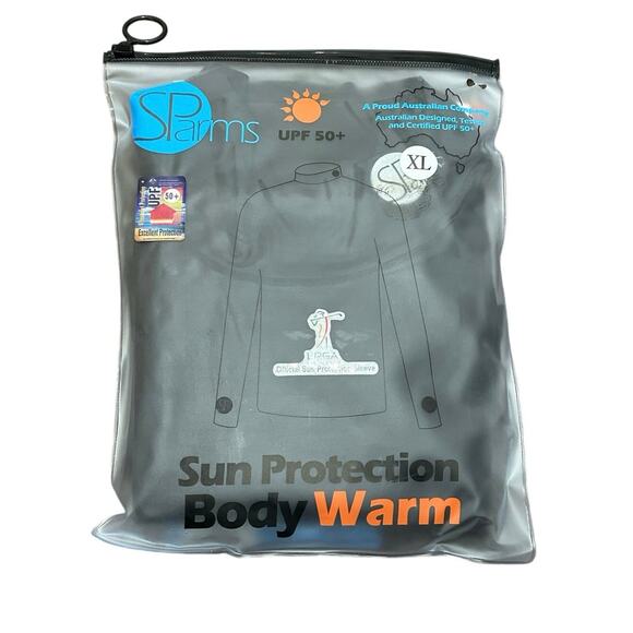 NWT SParm Sun Protection Body Warm for Men Black Size XL - Picture 8 of 9